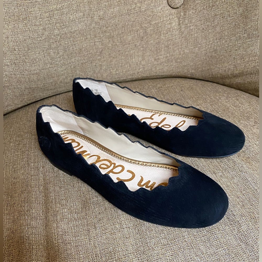 Chic Black Scalloped Women Shoes